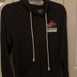 long sleeve t-shirt with hood